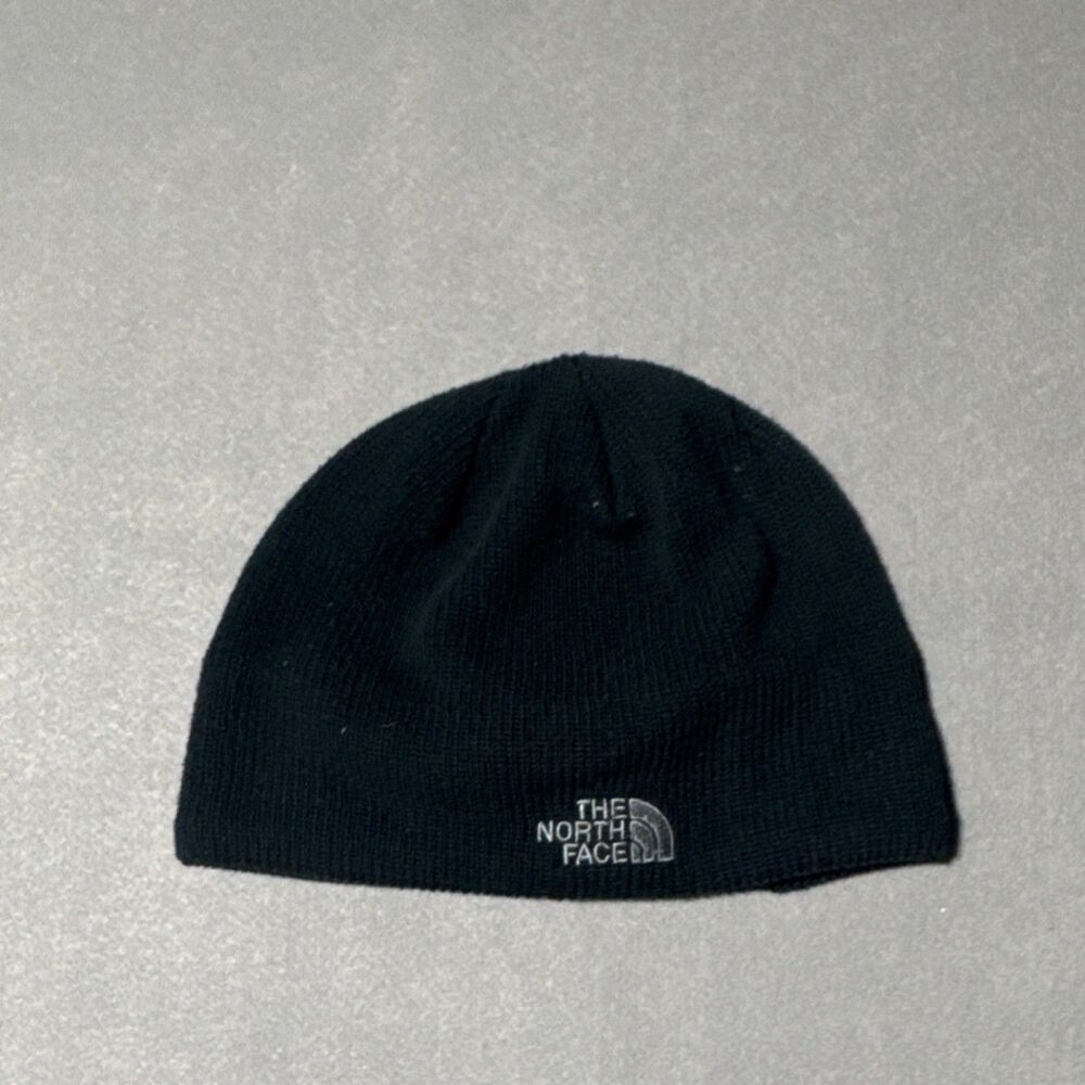 The North Face Black Lined Beanie Hat Men One Size
